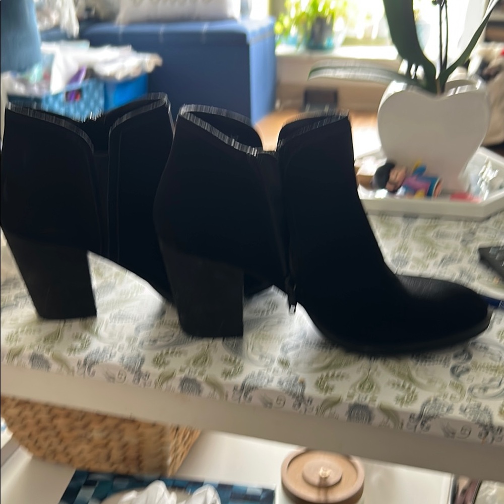 Alex Marie Black Ankle Booties with Sleek Silhouette